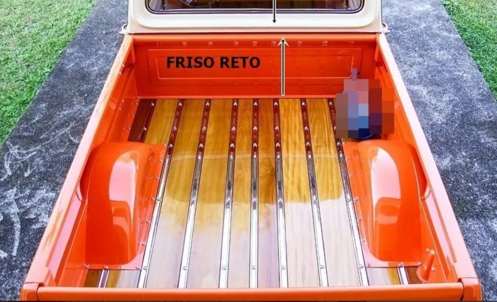 Frisos Retos Traseira Cabine Teto Da C10 C 10 Chevrolet